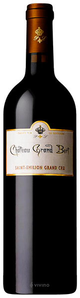 Château Grand Bert 2016 Saint Emilion (MAGNUM)